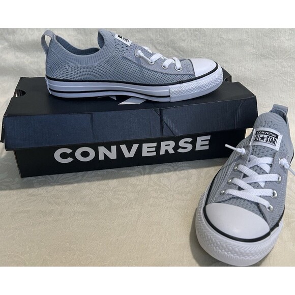 Converse Shoes - Converse Chuck Taylor All Star Shoreline Knit Low Top Lace-Up Gray White 565232F